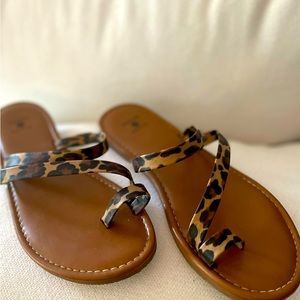 Leopard Print Sandals